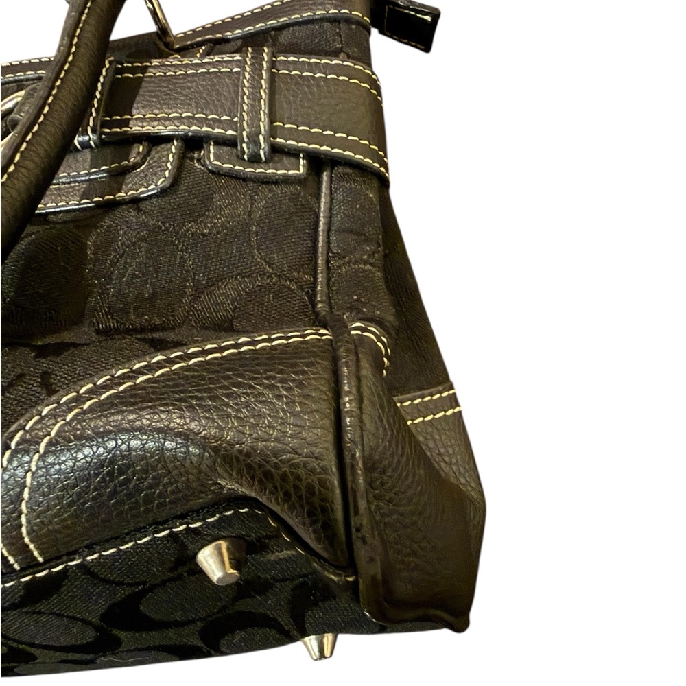 Coach Hampton Signature Carryall Black Horsebit F04U-2187 - Picture 13 of 15